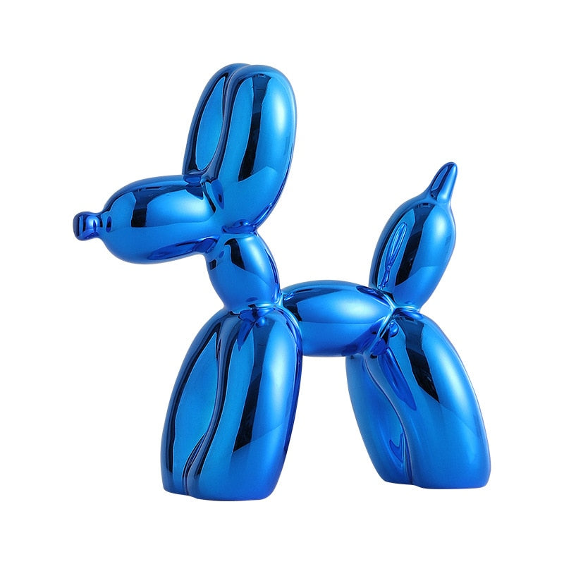 Ballonhund Skulptur, Ballon Kunst Statue, Mini Samlefigur, Hjemmeindretning, Harpiks Figur, Skrivebords Tilbehør, Værelses Dekoration