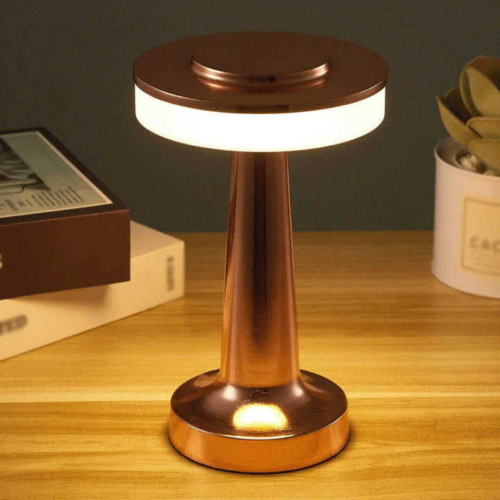 Retro LED Bordlampe USB Genopladelig Uendeligt Dæmpbar Nattelys Campinglampe Egnet til Bar Lampe, Soveværelses Ambient Lys