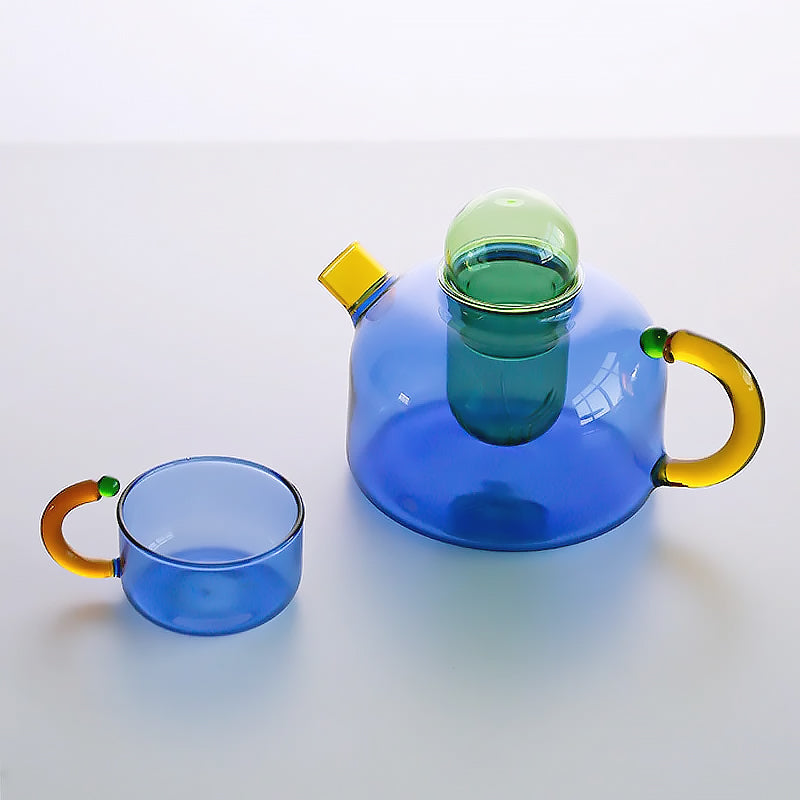 farverigt glas service