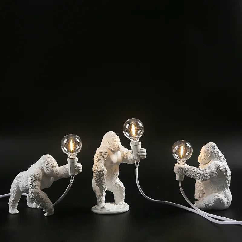Vred Gorilla Bord Natlampe
