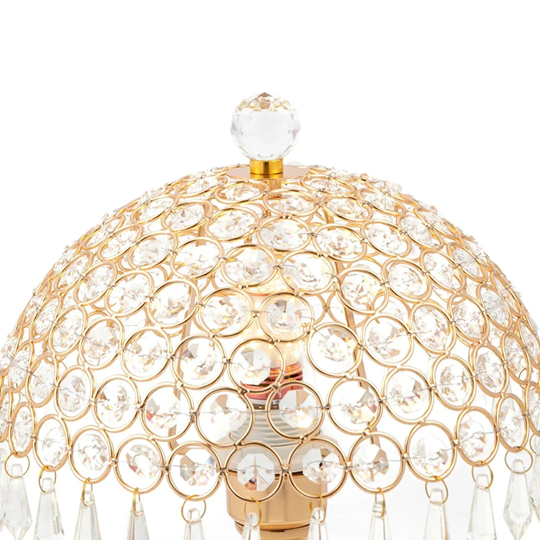 Moderne Krystal Luksus Dekorativ Natbordslampe