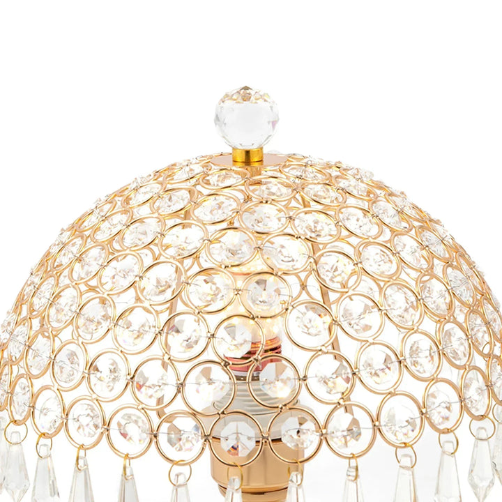 Moderne Krystal Luksus Dekorativ Natbordslampe