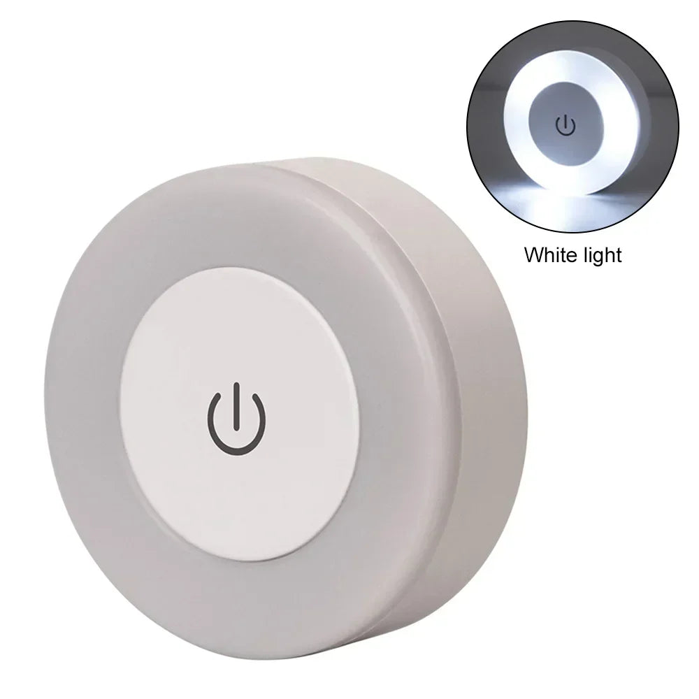 LUMORA Touch LED Nattelygte | USB Genopladelig | Magnetisk &amp; Trinløs Dæmpning | Varm &amp; Kold Lys