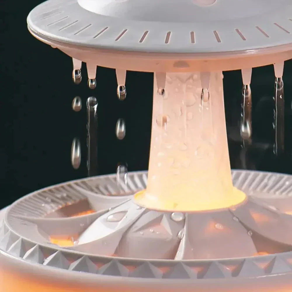 UFO Luftfugter | Ultrasonisk Aromaterapi Diffuser med Fjernbetjening - Grosven
