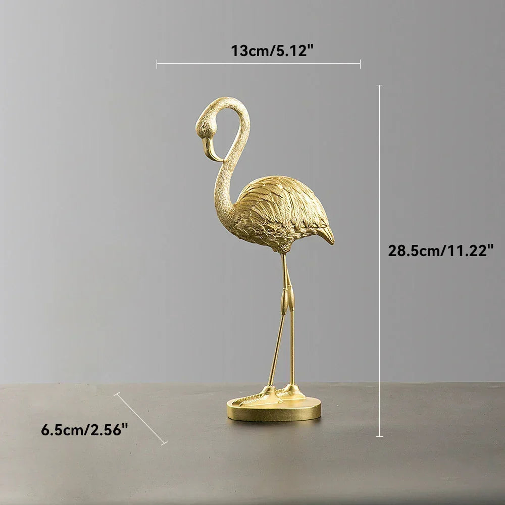 Nordisk Flamingo Figur Figur Statue Skulptur Stue Kontor Bryllup Fest Dekorationer Hjem Dekorations Tilbehør