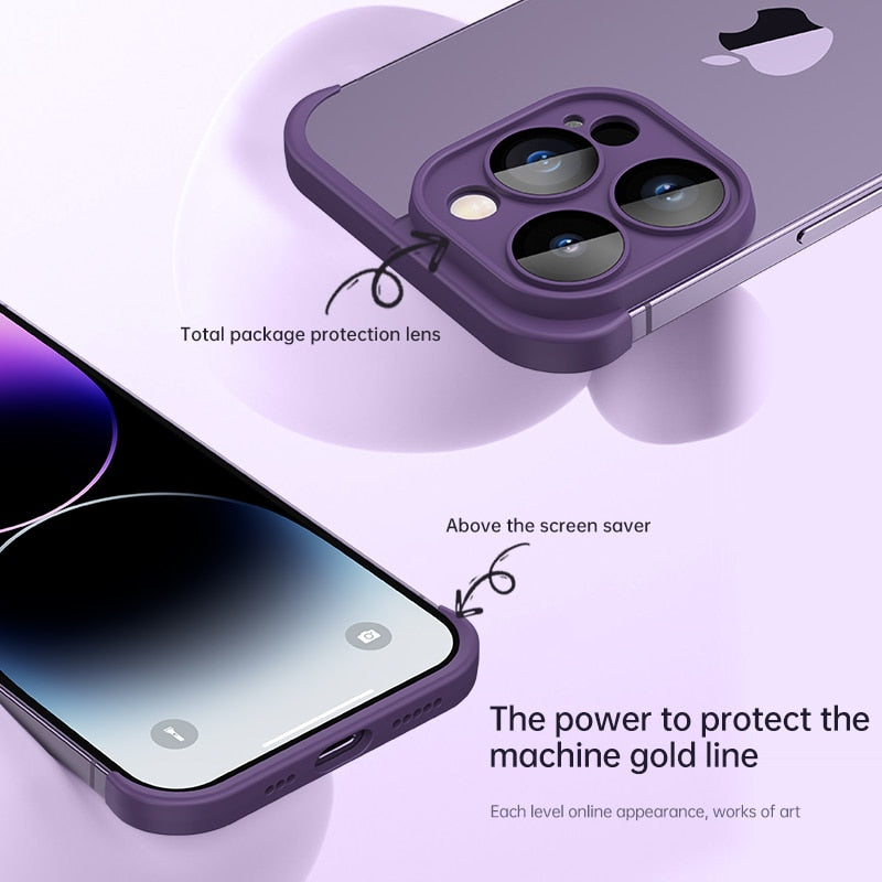 Stødabsorberende Hjørnepude Blød Silikone iPhone Cover