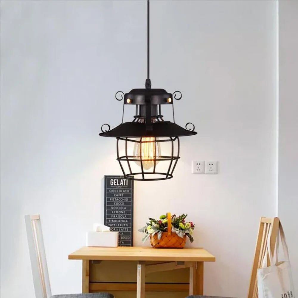 Norah Retro-Industriel Pendellampe