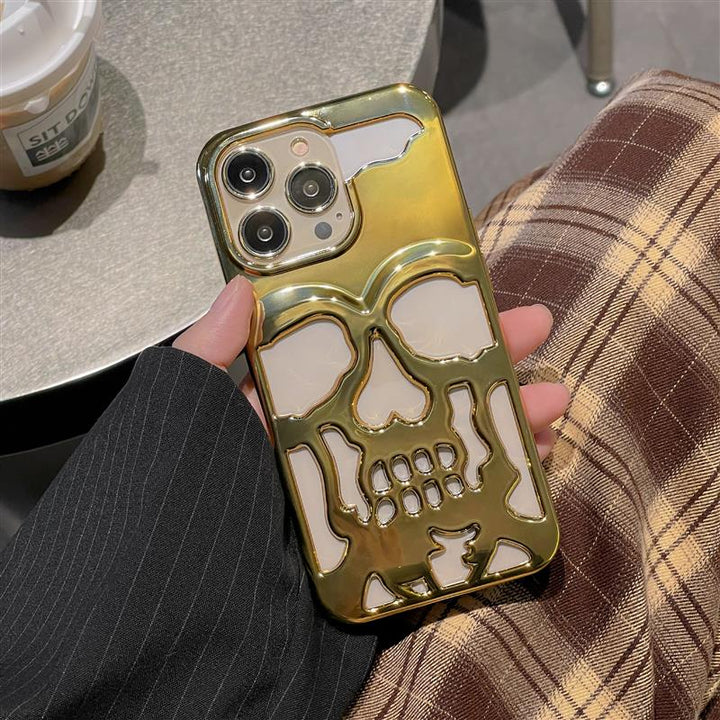 Gothic Midnight Skull Telefonetui
