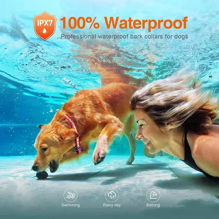 Genopladelig Elektrisk Hundetræningskrave med Fjernbetjening &amp; 1000m Rækkevidde – PetControl