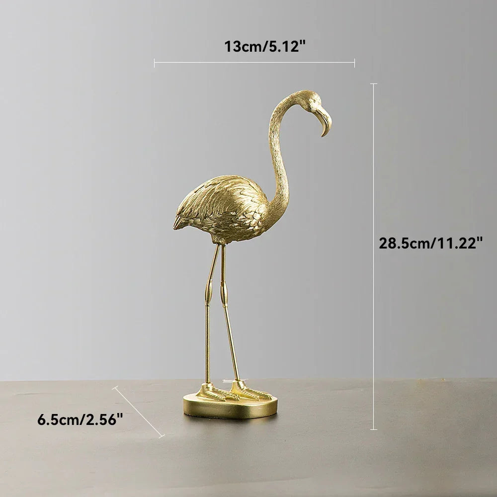 Nordisk Flamingo Figur Figur Statue Skulptur Stue Kontor Bryllup Fest Dekorationer Hjem Dekorations Tilbehør