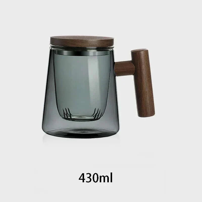 Ultramoderne Glas Teekop med Filter og Låg