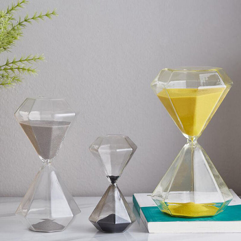 5–60 minutters diamant timeglas, timeglas, timeglas, gave til børn, timeglas, hjemmedekoration, fås i flere farveindstillinger