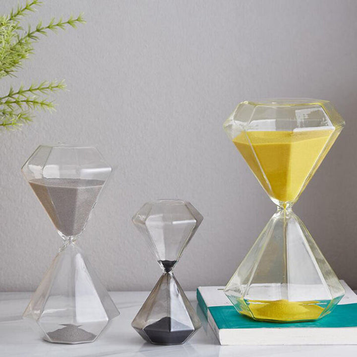 5–60 minutters diamant timeglas, timeglas, timeglas, gave til børn, timeglas, hjemmedekoration, fås i flere farveindstillinger