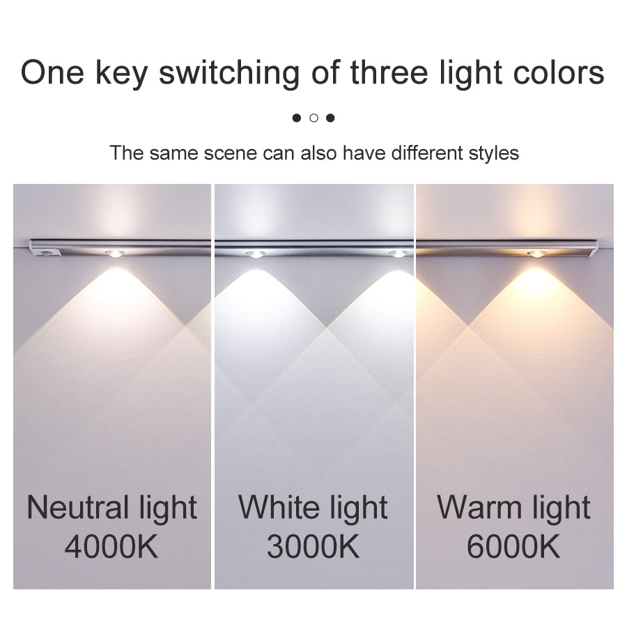 Bevægelsessensor Skab Natlys |