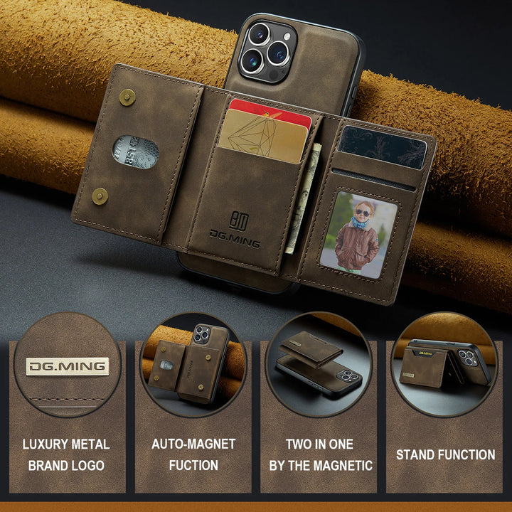 2-i-1 iPhone-etui med aftagelig pung