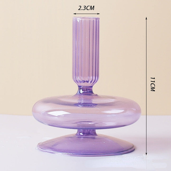 Lilla Lysestage lavet af Glas