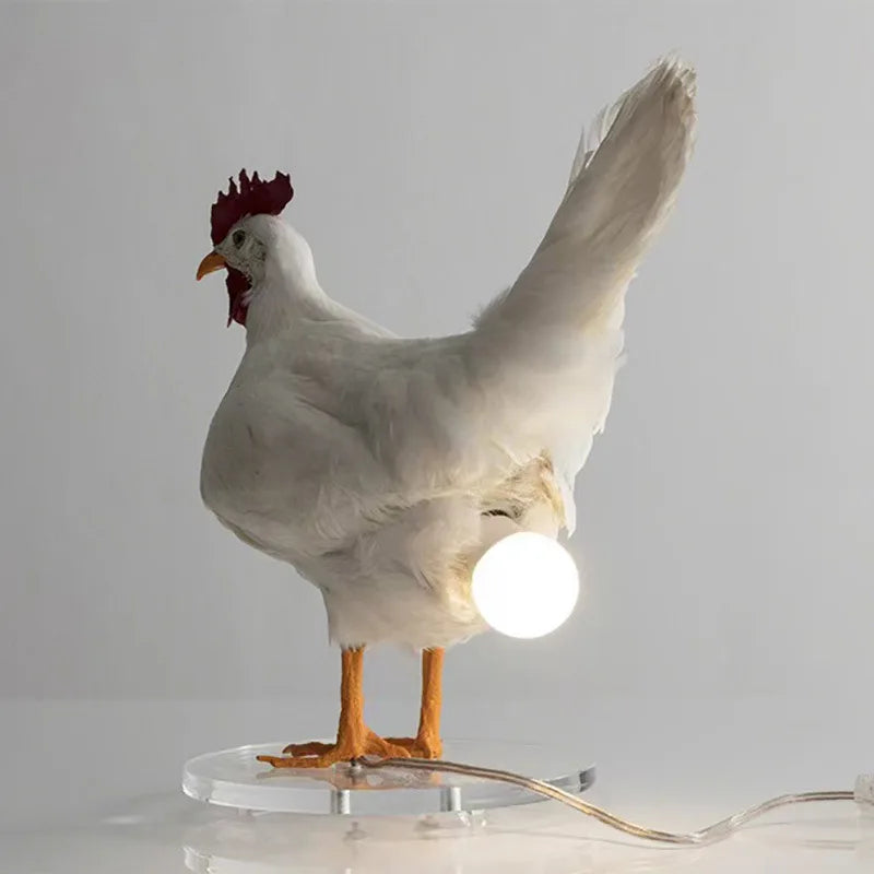 Dekorative Nattelygter Simuleret Dyr Sjov Påske Hus Dekoration Fest Karneval Kylling Lampe Kylling Nattely Ornamenter