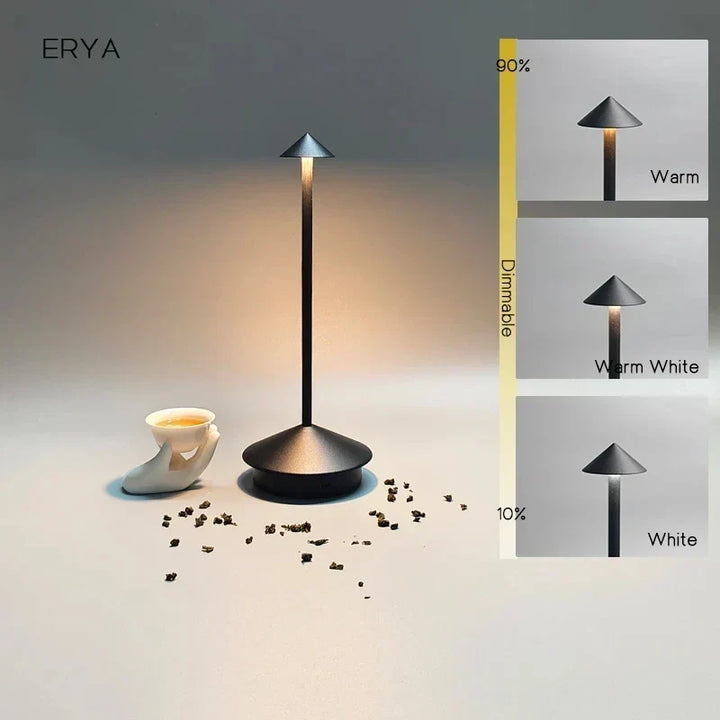 Genopladelig Bordlampe Kreativ Spisestue Touch Led Pina Pro Bordlampe Hotel Bar Kaffe Skrivebord Lampe Dekorativ Skrivebord Lampe