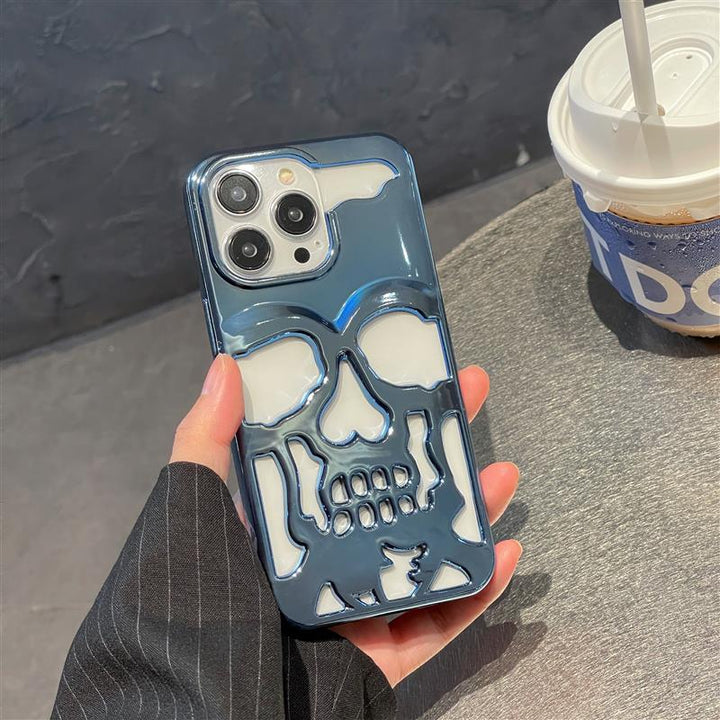 Gothic Midnight Skull Telefonetui