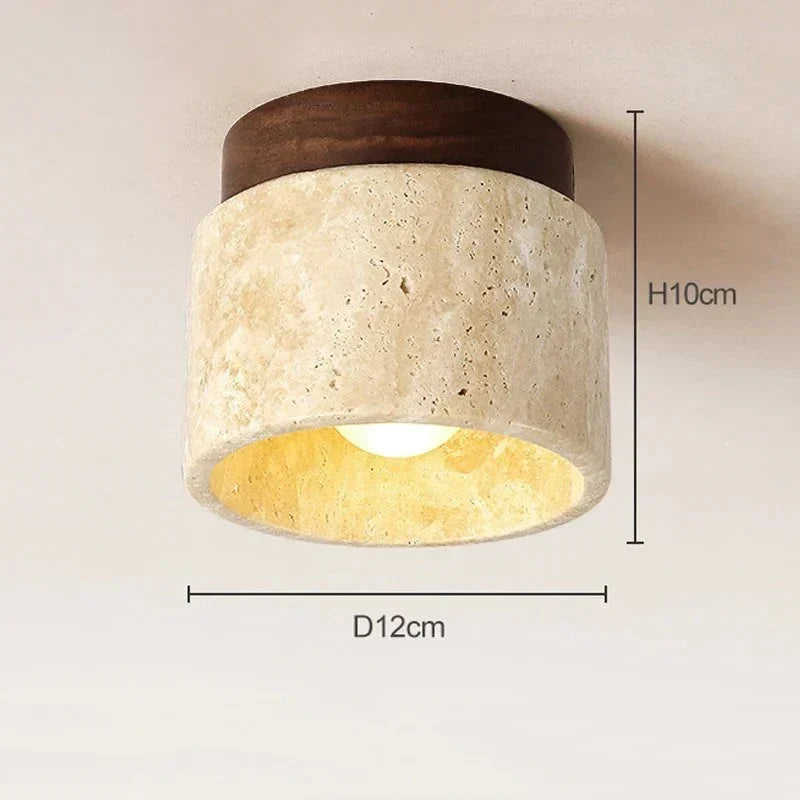 Wabi Sabi Gul Marmor Loftlampe