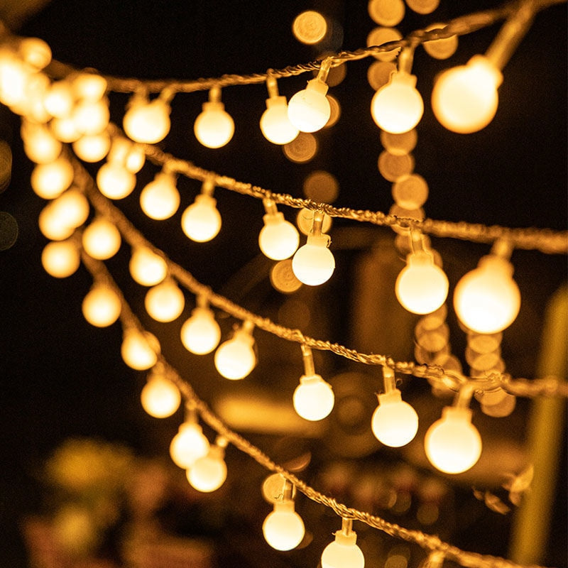 LED Fe Bubble Lyskæde Festlige Lygter