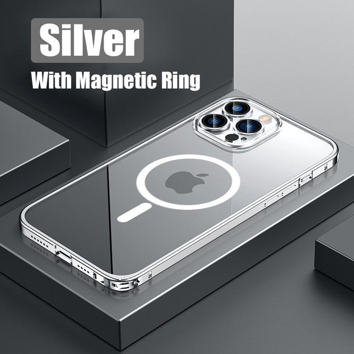 Metal Bumper Aluminium Magnetisk Telefonetui
