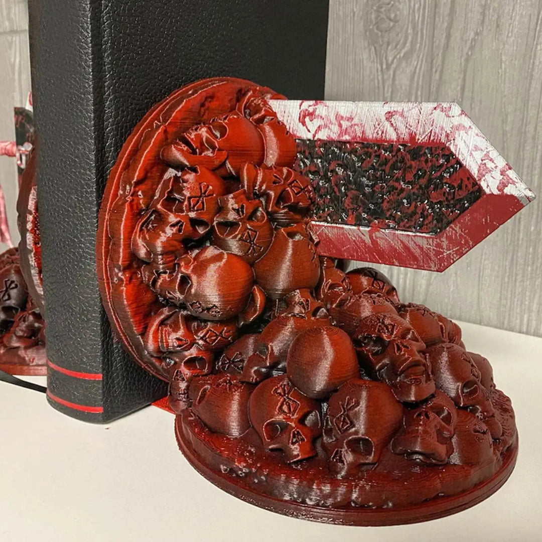 Berserk Bogstøtter Vrede Bogstøtter Dragejæger Harpiks Håndværk Studie Kunst Dekorativ Ornament Hjem Skrivebord Bogreol T4z7