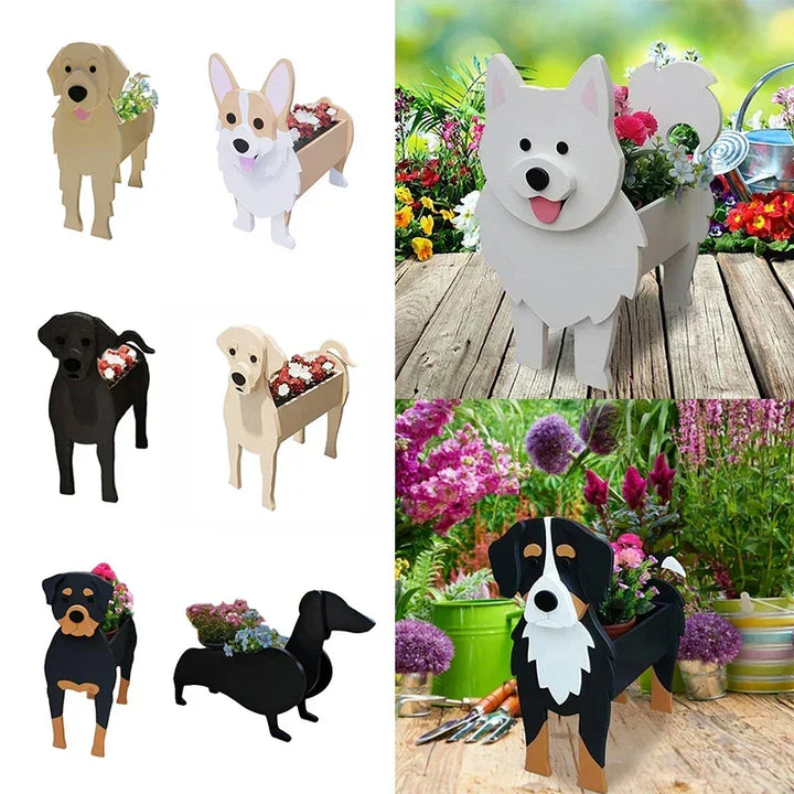 Blomsterpotte - Pawsome - Hund Planteringsbeholder - Forskellige Racer