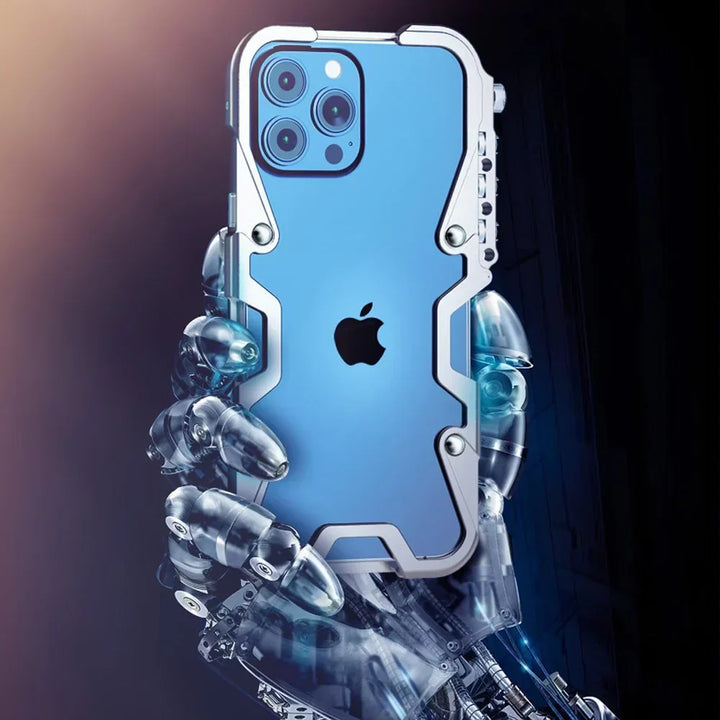 Taktisk Greb Stødabsorberende Legering Ramme iPhone Etui