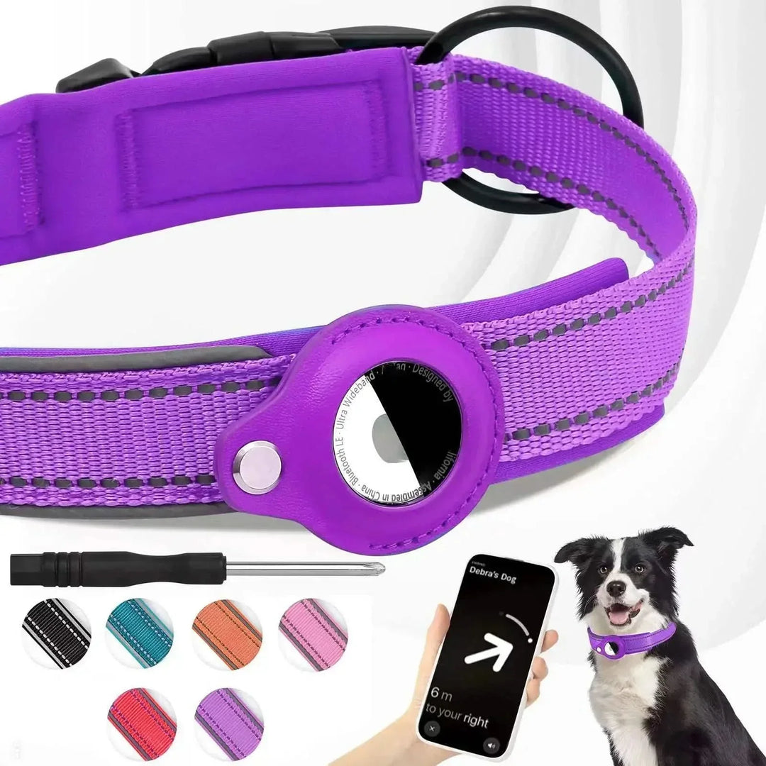 LEAZO - AirTag Hundehalsbånd