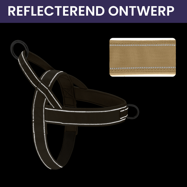 Justerbar Refleksiv Hundesele med Håndtag til Alle Hunderacer