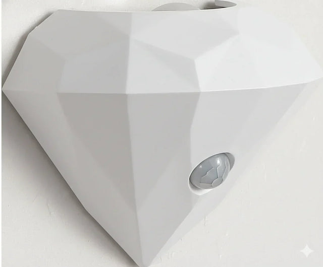 Premium Diamant Væglampe Nattelys Bevægelsessensor Magnetisk Dæmpbar