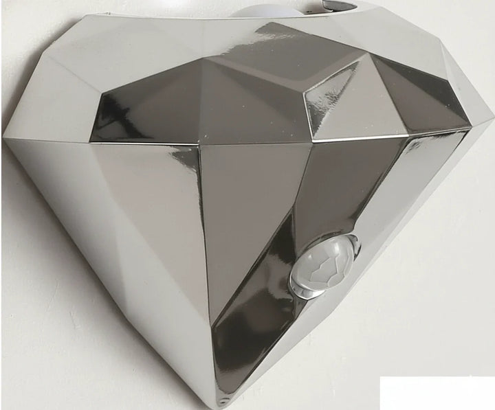 Premium Diamant Væglampe Nattelys Bevægelsessensor Magnetisk Dæmpbar