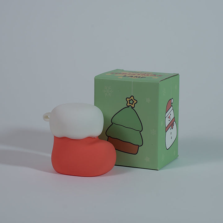 Kreativ Ferie Silikone Snemand Natlampe