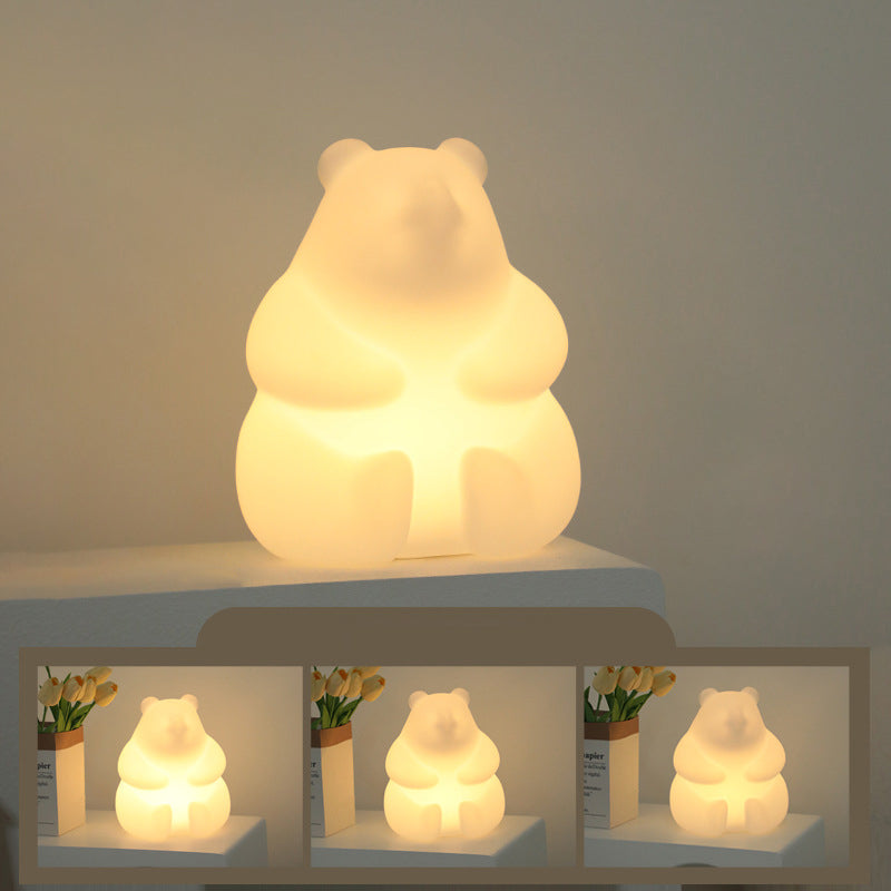 Moderne Kreativ Bjørn PE LED Bordlampe til Stuen