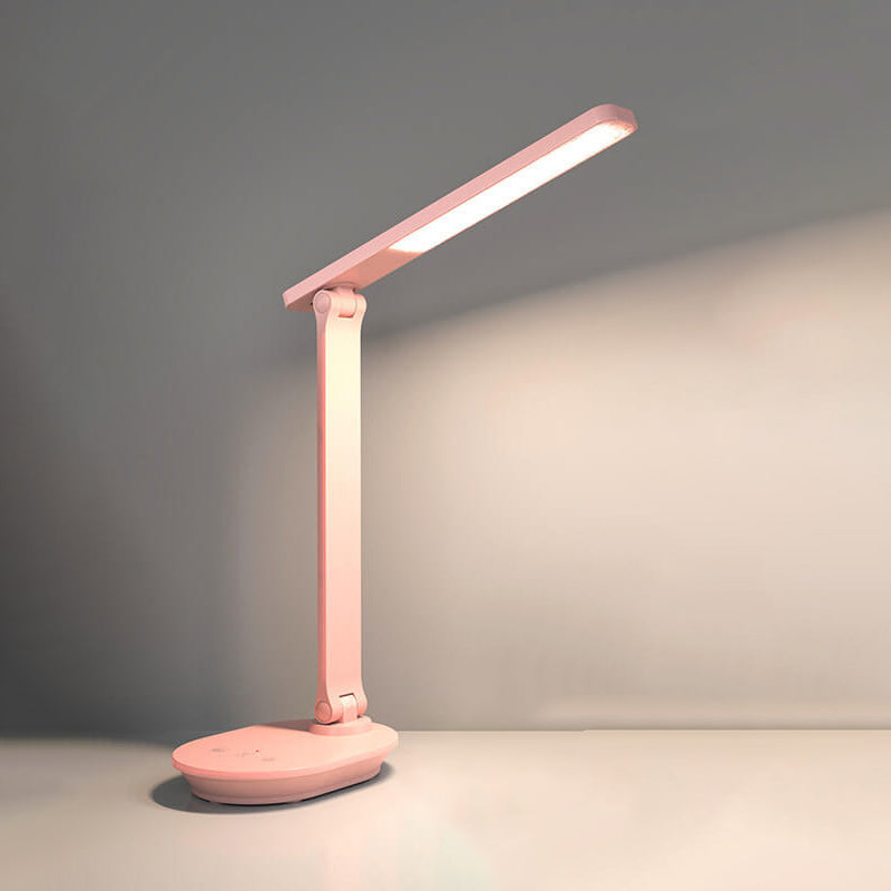 Moderne dobbelt foldbar øjenpleje trådløs genopladelig LED skrivebordslampe