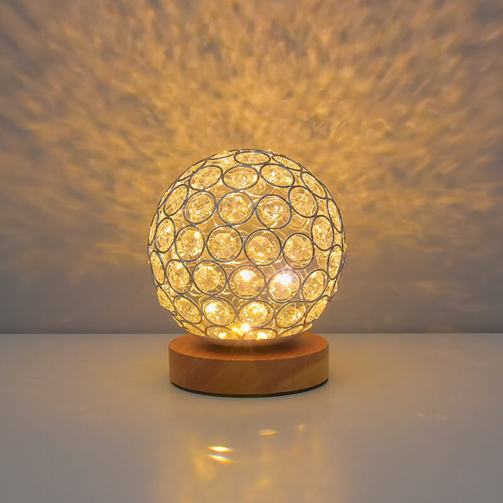 Moderne Minimalistisk Rund USB-genopladelig LED bordlampe