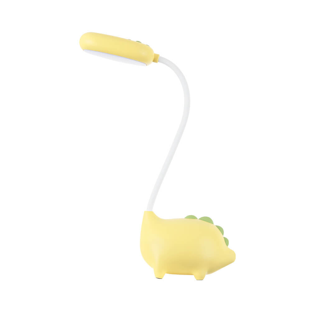 Genopladelig LED Skrivebordslampe med Cartoon Dinosaur Øjepleje