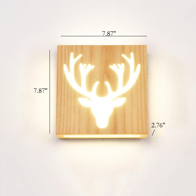 Væglampe - WoodGlow - Elegant LED - Livets essens indendørs og udendørs