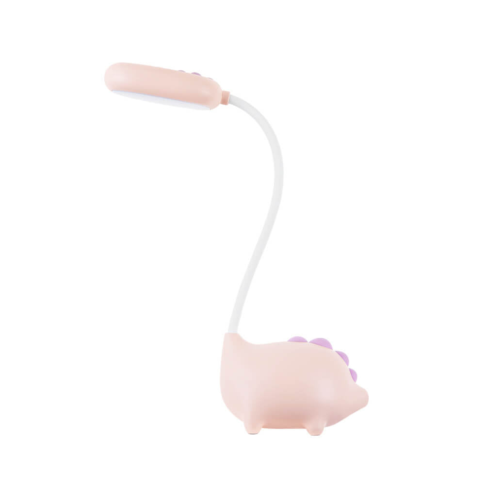 Genopladelig LED Skrivebordslampe med Cartoon Dinosaur Øjepleje
