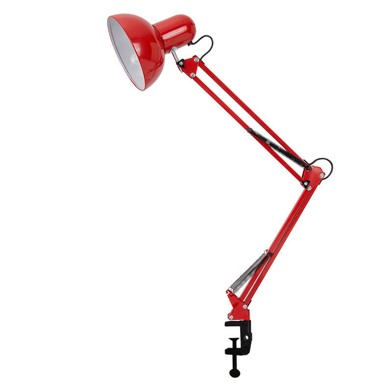 Moderne minimalistisk sammenklappelig bordlampe med lang arm og clip lavet af ABS med 1 lys til soveværelset