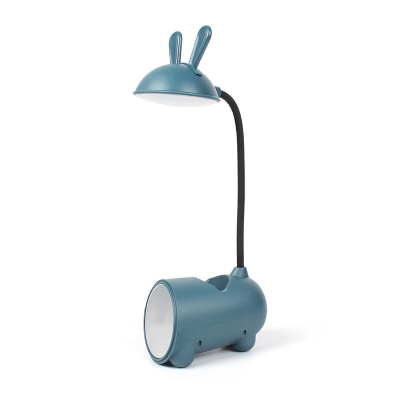 Karikatur Kreativ Kanin LED Touch USB Pen Holder Skrivebordslampe