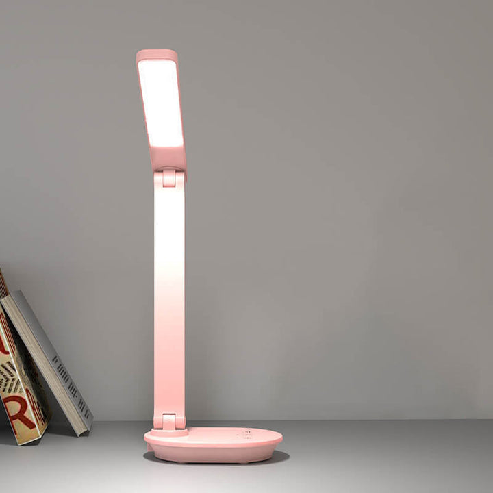 Moderne dobbelt foldbar øjenpleje trådløs genopladelig LED skrivebordslampe