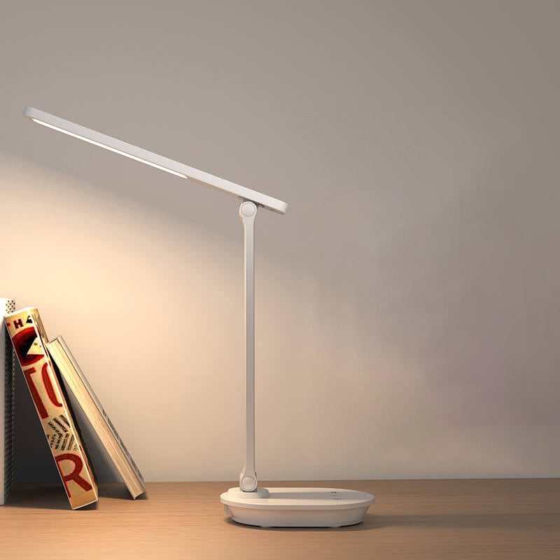 Moderne dobbelt foldbar øjenpleje trådløs genopladelig LED skrivebordslampe