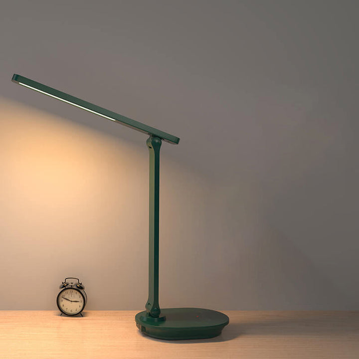 Moderne dobbelt foldbar øjenpleje trådløs genopladelig LED skrivebordslampe