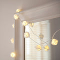 30 LED Rose Fairy Lights varm hvid