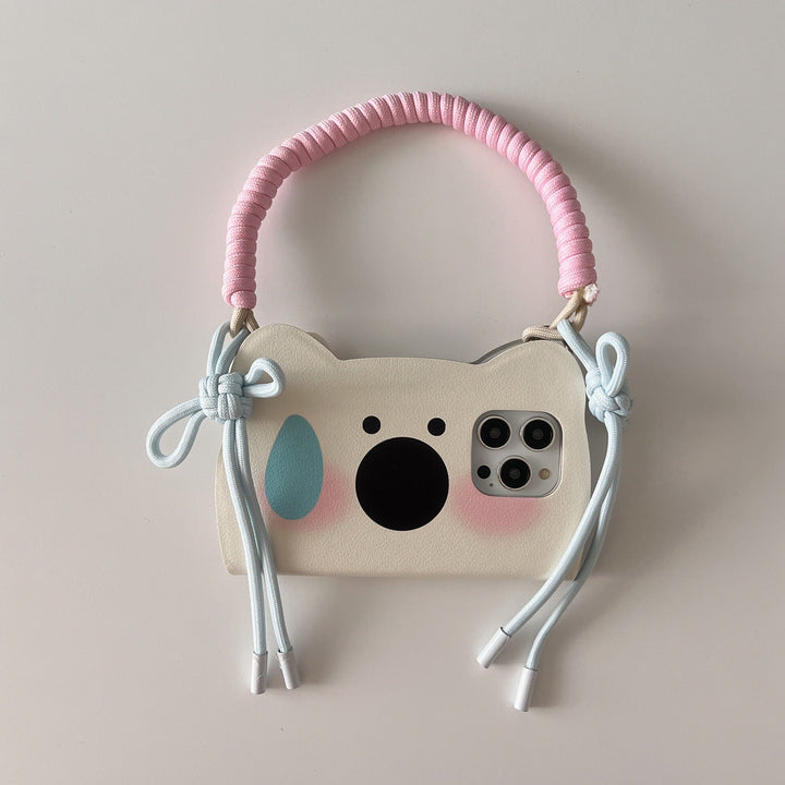Insta-Style Tegneserie Westie Flip-Phone Cover