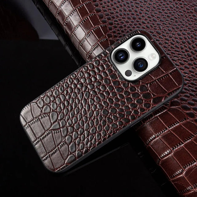 Cosmo ægte læder iPhone cover