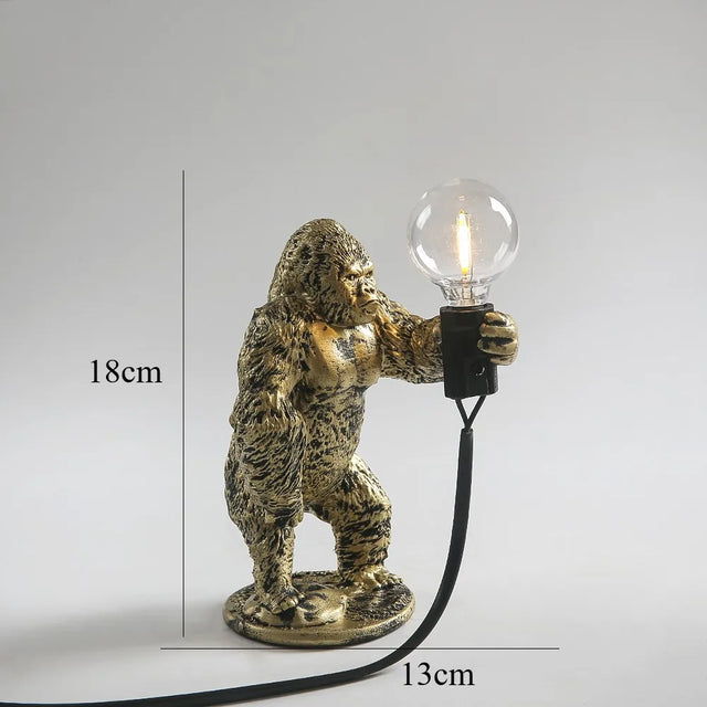 Vred Gorilla Bord Natlampe