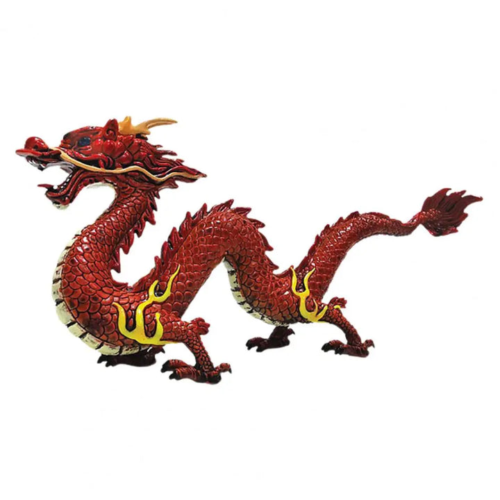 Livlig Kinesisk Drage Feng Shui Skulptur